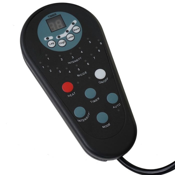 Afslapningsstol med massagefunktion i brun imiteret ruskind 04_0004339 kastanj