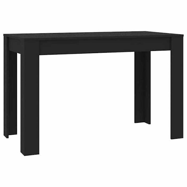 Simpel design spisebord 120 x 60 x 76 cm sort ingeniørtræ DEC036643 kastanj