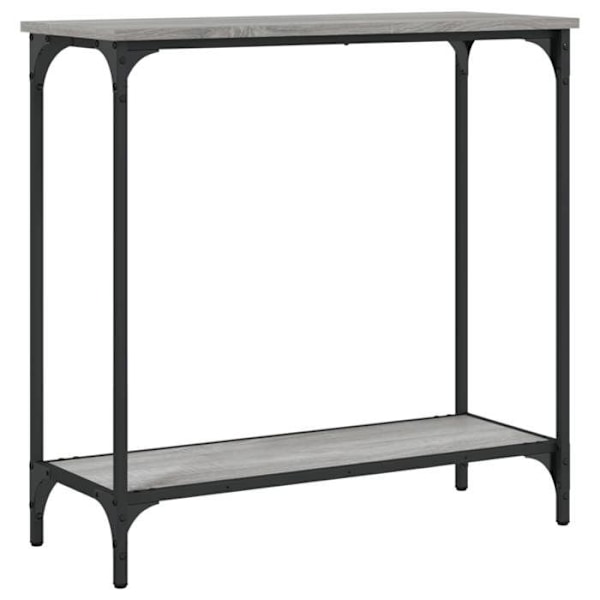 Konsolbord praktiskt för en organiserad entré 75 x 30,5 x 75 cm ingenjörsträ och metall DEC032239 kastanj