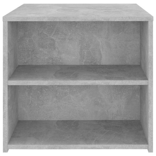 Side table for the end of the sofa 50 x 50 x 45 cm engineering wood grey DEC032458 kastanj