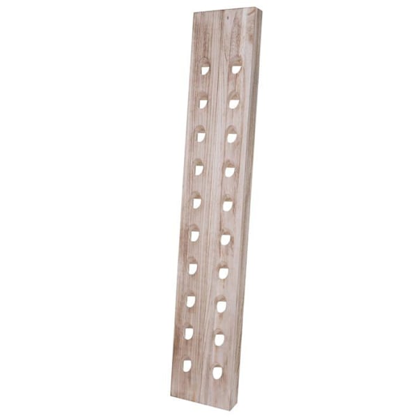 Flaskeholder vintagemodel i naturligt brunt til 20 flasker