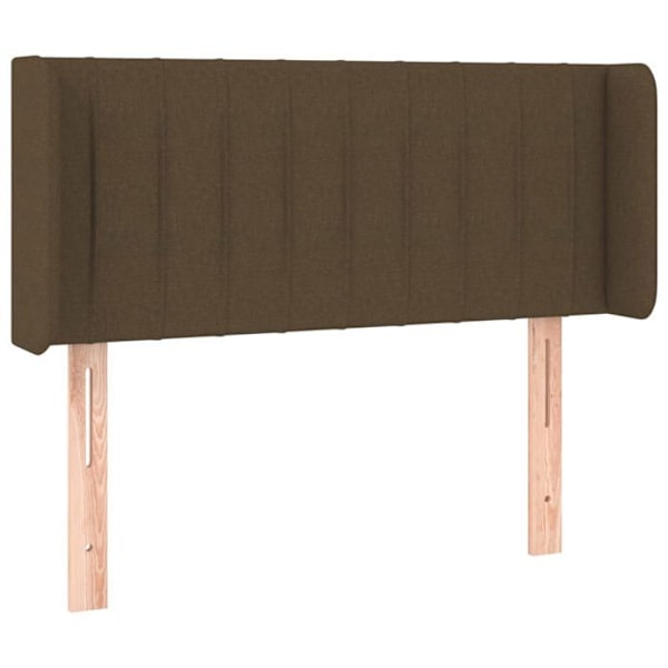 Hovedgærde - LED - Mørkebrun - 93x16x78/88 cm - Klassisk stil - Højdejusterbar Mörkbrun