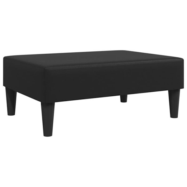 Repose fødder taburet 77 x 55 x 31 cm i sort PVC DEC030515 Svart