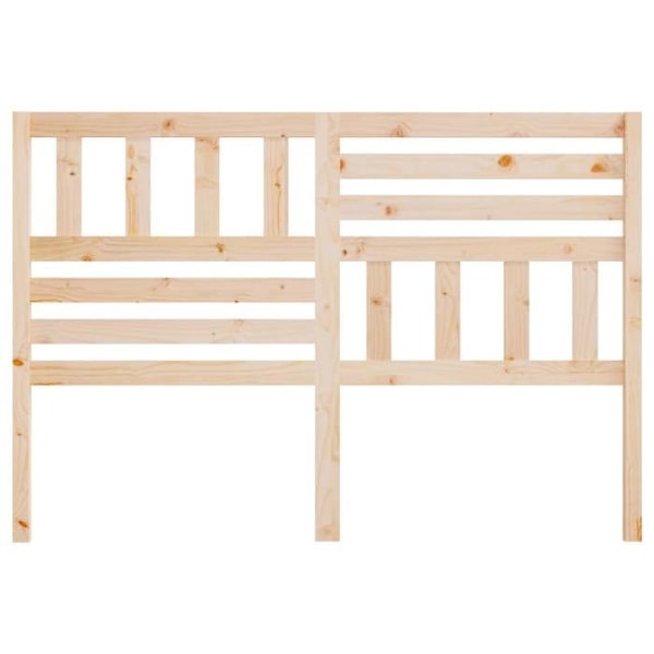 Sänggavel - Massivt furu - 141x100 cm - Modernt stil - Färg brun - Elegant design