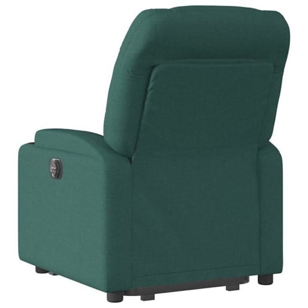 Lazy chair TV med elektrisk lyftfunktion mycket bekväm i mörkgrön tyg DEC028591 Guld