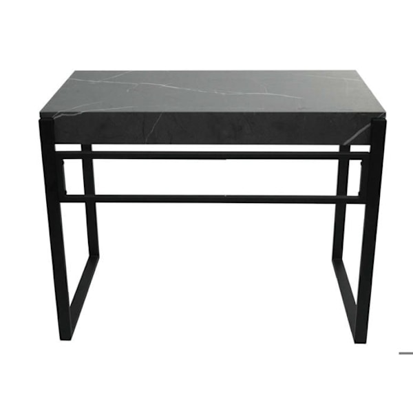 Bureau computer table, side table 100x54 cm MDF grå marmor look 04_0006064 Grå