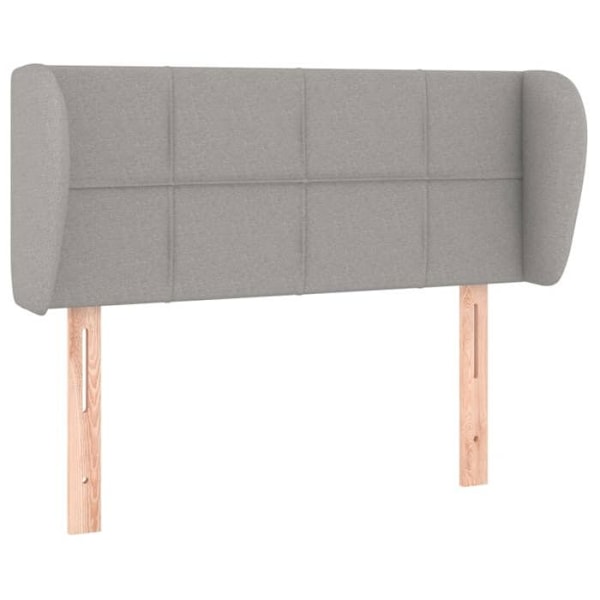 Huvudgavel - Ej specificerad - 83x23x78/88 cm - Ljusgrått tyg - Klassisk stil - Höjdjusterbar Ljusgrått