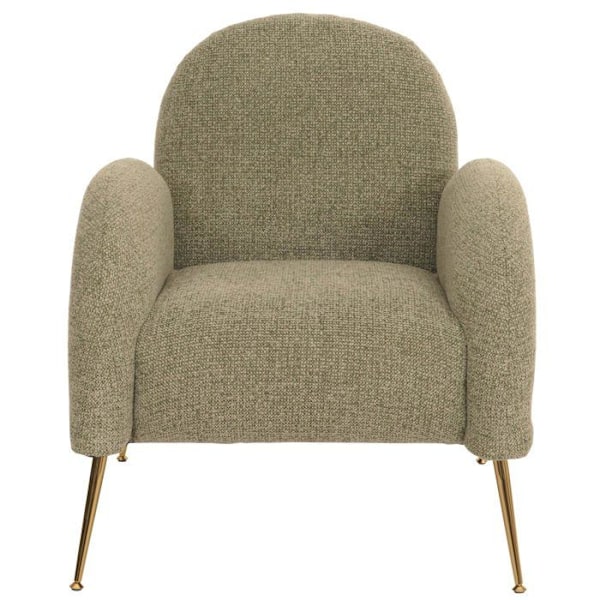 Lounge cocktail lænestol retro lys grøn chenille stof ekstra tyk polstring på 22 cm 04_0006860 Grön