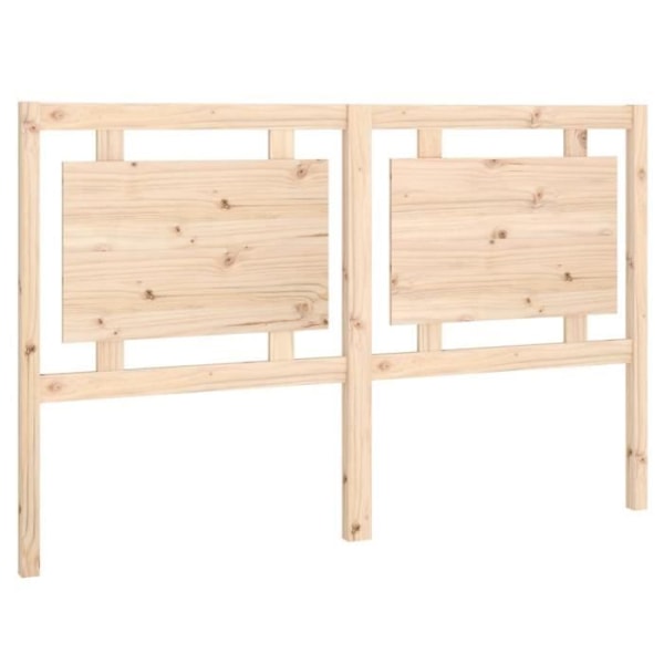 Hovedgærde - Ikke specificeret - 155,5x4x100 cm - Massivt fyrretræ - Brun farve - Moderne design