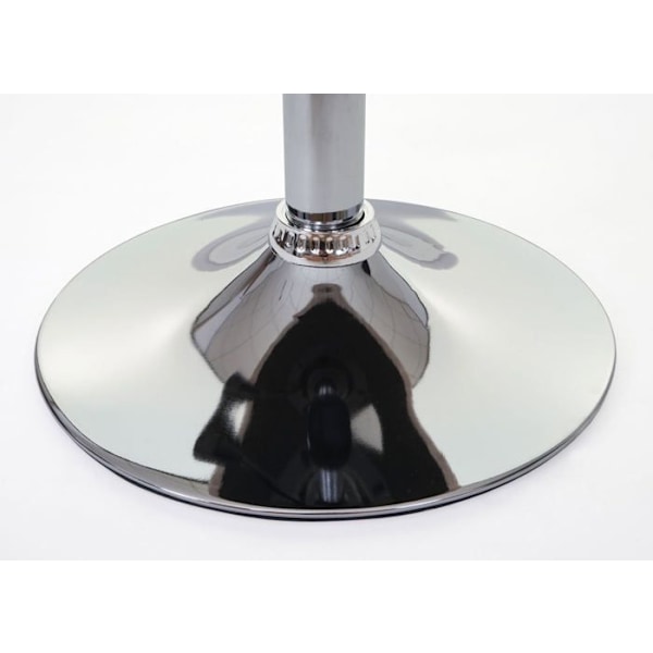 Sæt af 2 drejbare og højderegulerbare taburetter Ø 35cm i creme PVC 04_0000504 Grädde