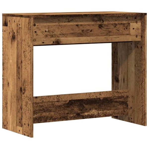 Moderne konsolbord til entre med skuffer 89 x 41 x 76,5 cm, mørkebrunt ingeniørtræ, DEC032279 kastanj