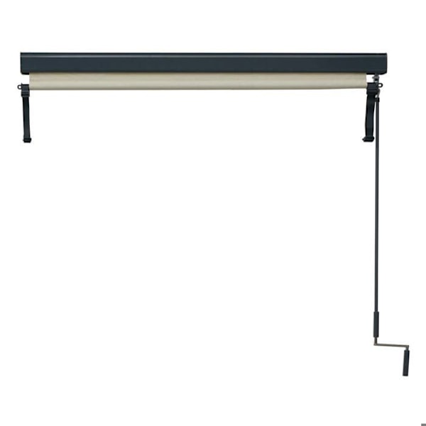 Fönster rullgardin vertikal skärmar UV-skydd 50 250 x 180 cm kräm beige 04_0005775 Beige