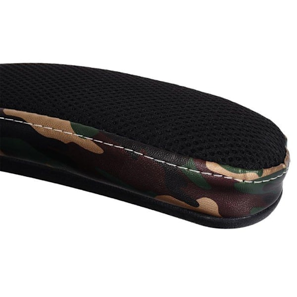 Drejebar kontorstol med sammenklappelige armlæn i PVC, farve camouflage sort 04_0006225 Svart
