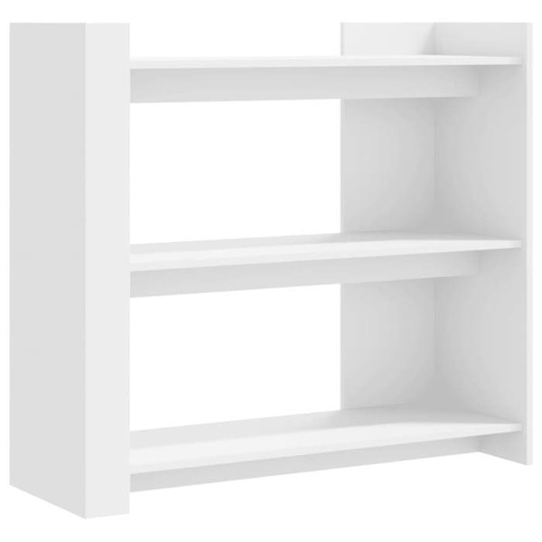 Konsolbord för praktisk avställning, organiserad hall, 100 x 35 x 90 cm, vitt ingenjörsträ DEC031682 Vit