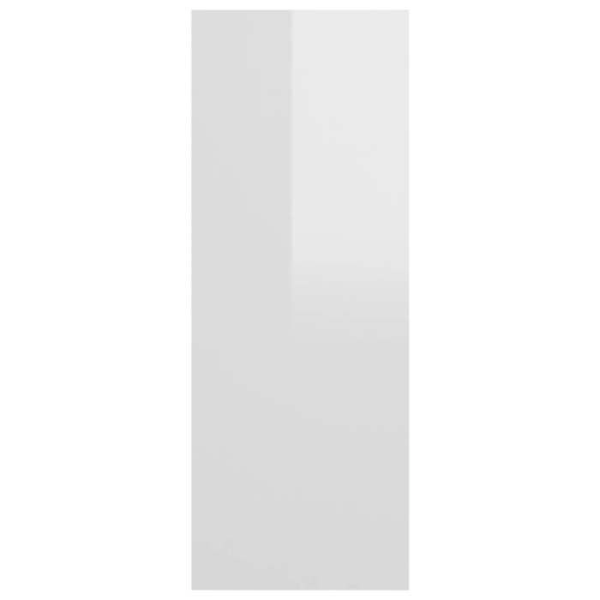 Entréemøbel konsolbord design elegant med skabe 78 x 30 x 80 cm hvid spånplade DEC031727 Vit