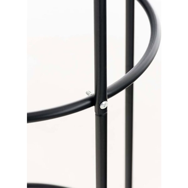 Puutarhan tuki köynnöksille, puutarhakoriste, 200x38 cm, mustaa metallia 10_0003960 Metall