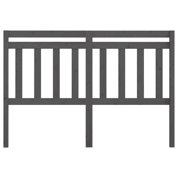 Senggavl tilbehør soveværelse møbel 166 x 4 x 100 cm grå fyrretræ TDL0203380