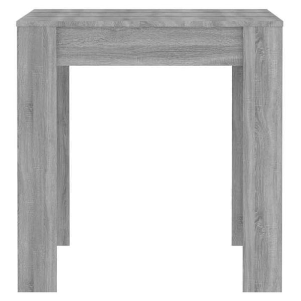 Moderne spisebord design 140 x 74,5 x 76 cm grå ingeniørtræ DEC036678 kastanj