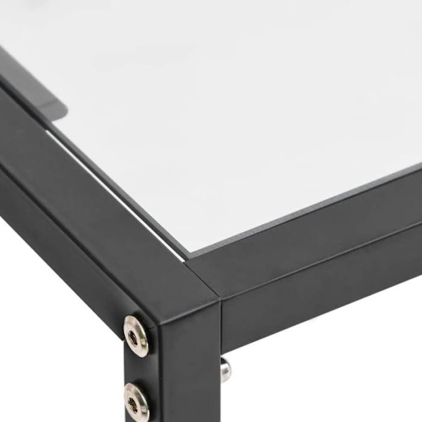Konsolbord praktiskt för en organiserad entré 180 x 35 x 75,5 cm transparent härdat glas och stål DEC032269 Guld
