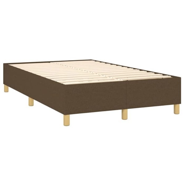 Sängram - Noname - 120x200 cm - Mörkbrunt tyg - 1 plats - Att montera själv Mörkbrun