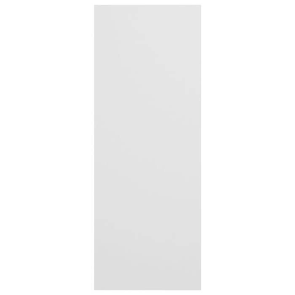 Bordskonsol med funktionell stil och förvaringsfack 78 x 30 x 80 cm ingenjörsträ vitt DEC031713 Vit