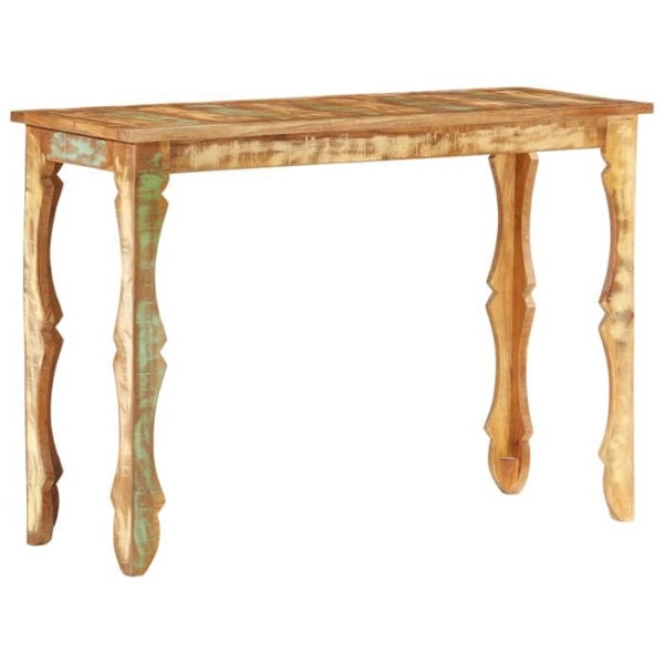 Bordkonsol 110 x 40 x 76 cm massivt genvundent træ brun DEC031529 kastanj