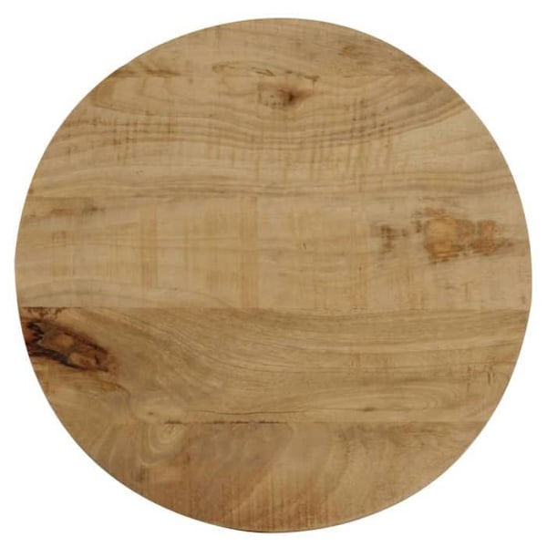 Plantebord støtte 40 x 50 cm mango træ og jern DEC032375 kastanj