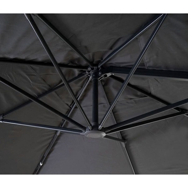Parasol sport 3x4m med antracitduk, vevsystem och vindmotstånd 04_0007980 Guld