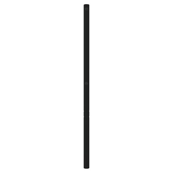Hovedgærde til soveværelse, sengetilbehør, 120 cm, sort metal TDL0202441