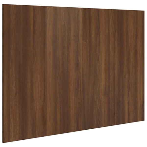 Hovedgærde til seng soveværelse møbel 120 x 1,5 x 80 cm MDF brun TDL0203589