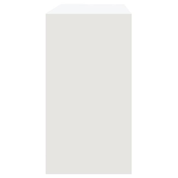 Entrébordskonsol med elegant design och lådor 89 x 41 x 76,5 cm vit komposit DEC031722 Vit