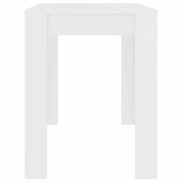 Moderne spisebord i design 120 x 60 x 76 cm hvidt ingeniørtræ DEC036760 Vit