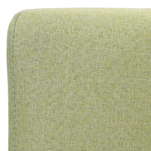 Sæt med 2 spiseborde i grøn stof, ben i træ, enkelt design, ekstra lang sæde 04_0000396 kastanj