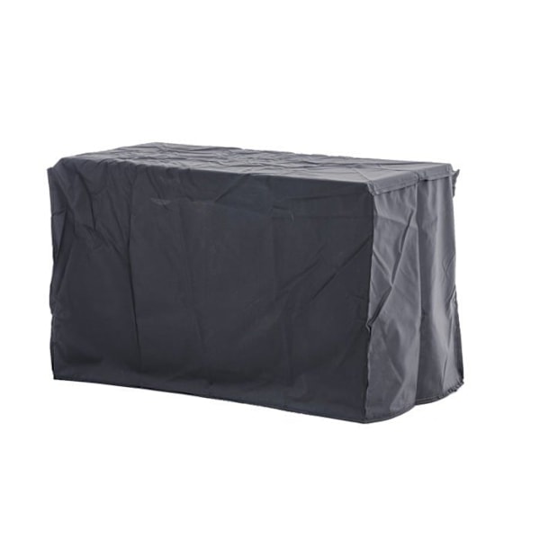 Beskyttelseshætte til havemøbler 126x71x76 cm i vandafvisende sort plast 10_0002878 Svart