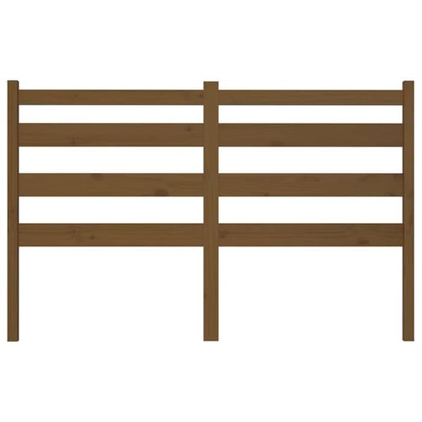 Hovedgærde til seng soveværelse møbel 166 x 4 x 100 cm lyst massivt træ TDL0202940