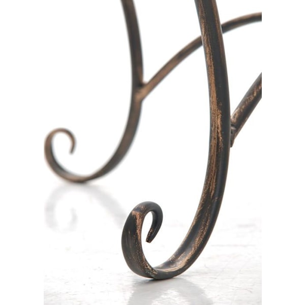 Terassipöytä, rustiikkityylinen, korkeus 69 cm, metallia pronssinvärinen 10_0003051 Brons