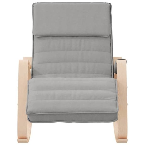 Sofasæde til afslapning med polstring til stuen i gråt stof DEC028955 Grå