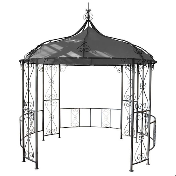 Pergola - Ej specificerad - Rund - Robust stål - Ø 3m - Färg grå