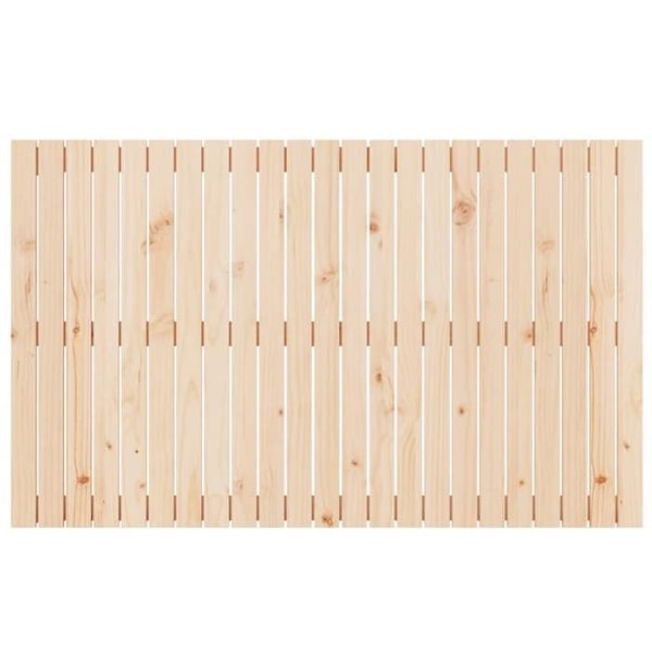 Hovedgærde til soveværelse møbel vægmonteret stil palette 147 x 3 x 90 massivt fyrretræ naturligt trä