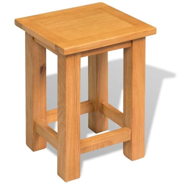 Set med 2 sidobord för växter 27x 24x37 cm i mörk ek DEC032606 kastanj