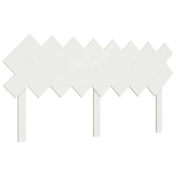 Huvudgavel till säng, möbel för sovrum 159,5 x 3 x 80,5 vit furu