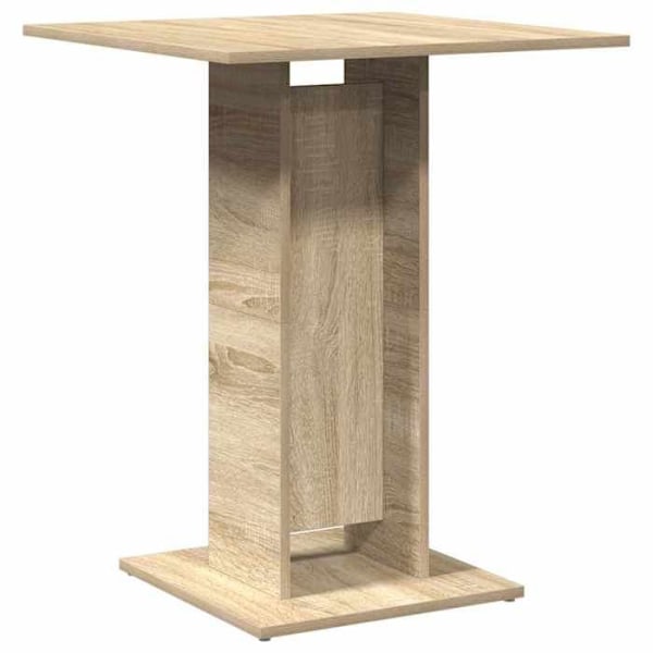 Apupöytä baaripöydäksi 60 x 60 x 75 cm insinööripuuta tammen värissä DEC036551 kastanj