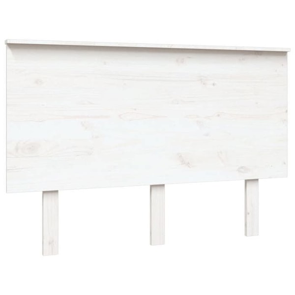 Patjaaccessori sänky makuuhuone huonekalu 124 x 6 x 82,5 valkoista mäntyä