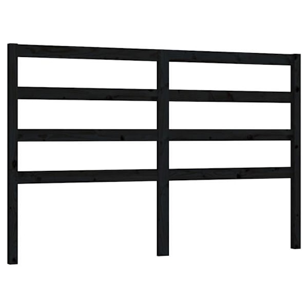 Sängynpääty, lisävaruste makuuhuoneeseen, huonekalu 166 x 4 x 100 cm musta mänty TDL0202211