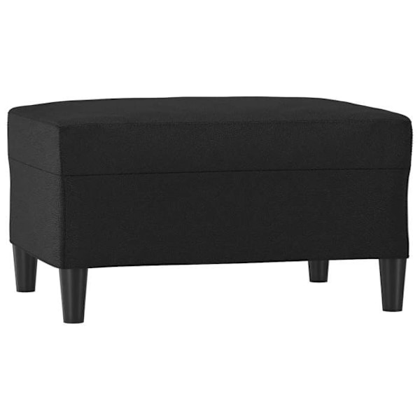 Repose fötter taburett sängände 70 x 55 x 41 cm PVC svart DEC030504 Svart
