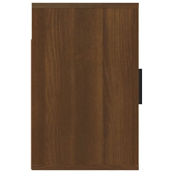 Seinänaulakko yöpöytä, jossa on ovi ja lokero 50 x 30 x 47 cm ruskeaa insinööripuuta DEC034275 kastanj