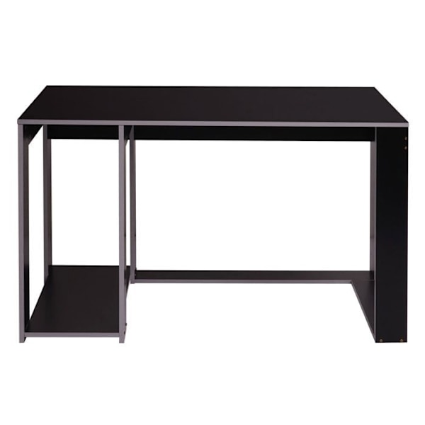 Bureau bordplade til computer 120 x 60 x 76 i sort grå MDF