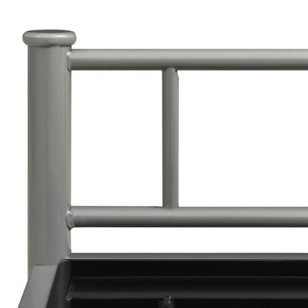 2 kpl yöpöytiä hyllyllä 45 x 34,5 x 60,5 cm mustaa metallia ja lasia DEC035411 Metall