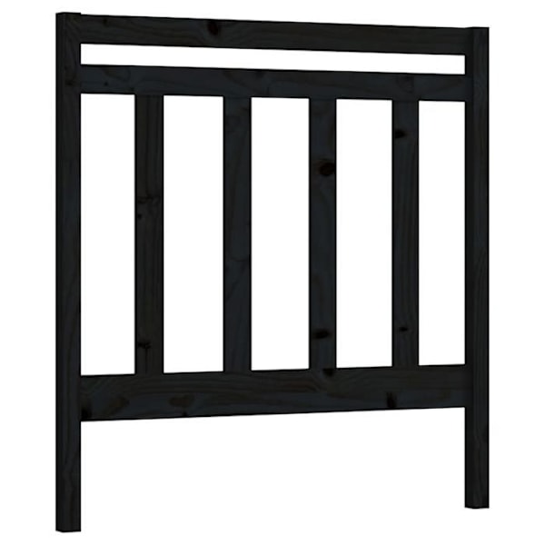 Sänggavel tillbehör sovrum möbel 106 x 4 x 100 MDF svart