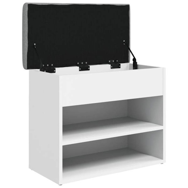 Hvidt skoholdingsbord 62 x 32 x 50 cm hvidt ingeniørtræ DEC024830 Vit